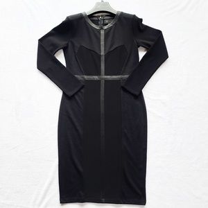 Black Bodycon Cocktail Dress